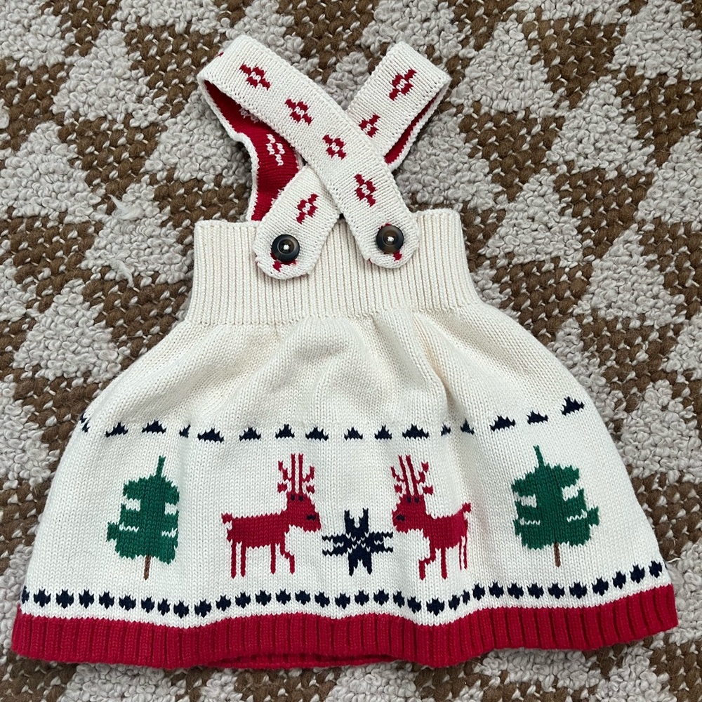 Hanna Andersson Baby Girl Christmas Outfit 0-3 no